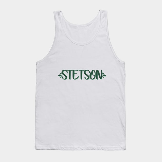 stetson splash lettering Tank Top by Rpadnis